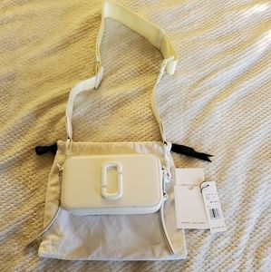 Marc Jacobs White Snapshot crossbody bag